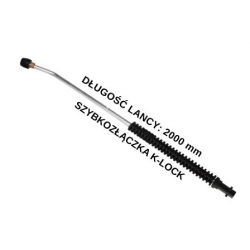 LANCA DO MYJKI - 200 cm LAVOR, KARCHER, DIBO, BOSCH, KRANZLE Z SZYBKOZŁĄCZEM K-LOCK